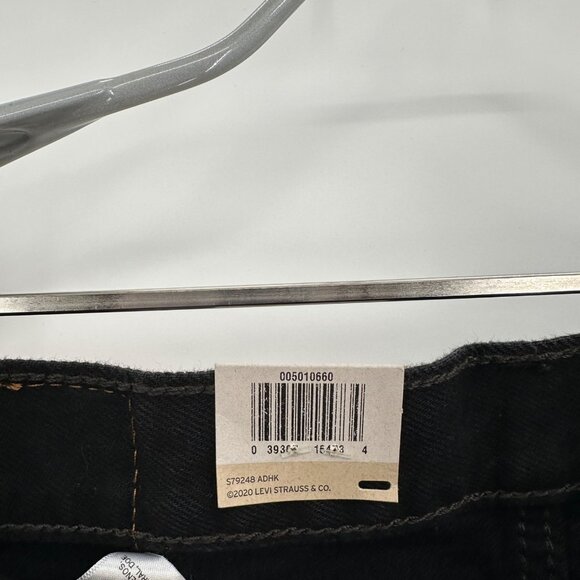 Levi's Men's 501 Jeans in Black size 33x29 100% Cotton Original Fit Straight Leg - Picture 8 of 11